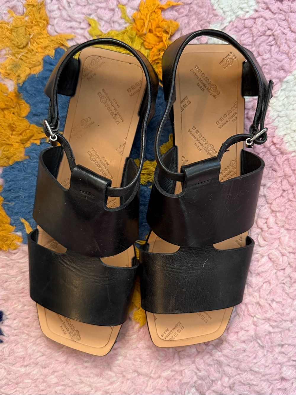 Maison Martin Margiela black sandals